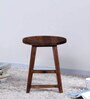 Harrington Sheesham Wood Seating Stool In Provincial Teak Finish