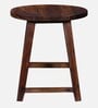 Harrington Sheesham Wood Seating Stool In Provincial Teak Finish