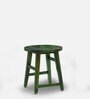 Harrington Sheesham Wood Seating Stool In Spring Green Finish