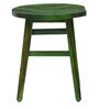 Harrington Sheesham Wood Seating Stool In Spring Green Finish