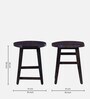 Harrington Sheesham Wood Seating Stool In Warm Chestnut Finish