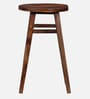 Harrington Sheesham Wood Tall Bar Stool In Provincial Teak Finish