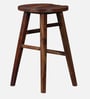 Harrington Sheesham Wood Tall Bar Stool In Provincial Teak Finish