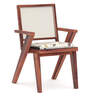 Harry Solid Wood 4 Seater Dining Set In Teak Finish