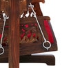 Harsh Solid Wood Swing with Chain in Provincial Teak Finish