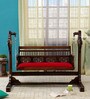 Harsh Solid Wood Swing with Chain in Provincial Teak Finish