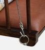 Harstad Sheesham Wood 1 Seater Swing In In Provincial Teak Finish