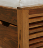 Hart Solid Wood Single Bed With Drawer Storage In Rustic Teak Finish