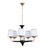 Waitara Gold Glass Shaded Chandelier