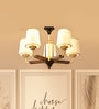 Waitara Gold Glass Shaded Chandelier
