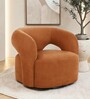 Hartwell Lounge Chair In Rust Orange Color