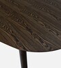 Haruka Solid Wood 6 Seater Dining Set In Walnut & Sandy Brown Finish