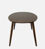 Haruka Solid Wood 6 Seater Dining Set In Walnut & Sandy Brown Finish