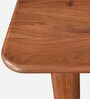 Haruki Solid Wood 6 Seater Dining Table In Teak Colour