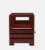 Harvey Bedside Table In Honey Finish