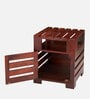 Harvey Bedside Table In Honey Finish
