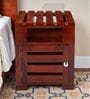 Harvey Bedside Table In Honey Finish