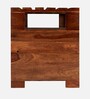 Harvey Bedside Table In Natural Teak Finish