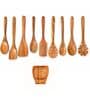 Wooden Cooking Spoon & Spatula Set 10 Pieces