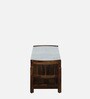 Haslev Sheesham Wood TV Unit In Scratch Resistant Provincial Teak Finish With Marble Top