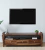 Haslev Sheesham Wood TV Unit In Scratch Resistant Provincial Teak Finish