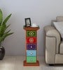 Hasta Solid Wood End Table In Multicolour