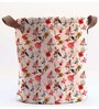Canvas Multicolour Laundry Basket, 20 Ltr