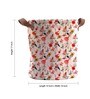 Canvas Multicolour Laundry Basket, 20 Ltr