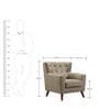 Havana 1 Seater Sofa in Ecru Colour