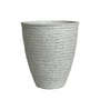 White Havana Molded 30 Cm Planter