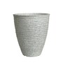 White Havana Molded 40 Cm Planter