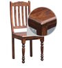 Haveli Sheesham Wood 4 Seater Dining Set in Provincial Teak Finish