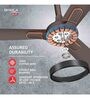 Havells Bianca 1200mm Energy Saving with Remote Control 5 Star Decorative BLDC Ceiling Fan Espresso Brown