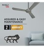 Havells Bianca 1200mm Energy Saving with Remote Control 5 Star Decorative BLDC Ceiling Fan Slate
