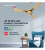 Havells Festiva Prime 1200mm Energy Saving with Remote Control 5 Star Decorative BLDC Ceiling Fan Beige Cola Chrome