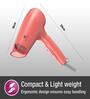 Havells HD2223 1200 Watts Hair Dryer with 3 Heat (Hot/Cool/Warm) Settings & Overheat Protection (Pink)
