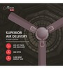 Havells Milor 1200mm Energy Saving with Remote Control 5 Star BLDC Ceiling Fan Dusk