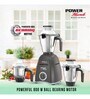 Havells Power Hunk 800W Mixer Grinder with 3 Jar Hands Free operation (Grey)