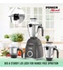 Havells Power Hunk 800W Mixer Grinder with 3 Jar Hands Free operation (Grey)