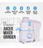 Havells Rigo Juicer Mixer Grinder 500 Watt with 2 Jar in White and Blue Colour