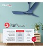 Havells Stealth Air The most silent BLDC fan with Premium Look and Finish, 1200mm BLDC motor and Remote Controlled Ceiling Fan Indigo Blue