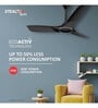 Havells Stealth Air The most silent BLDC fan with Premium Look and Finish, 1200mm BLDC motor and Remote Controlled Ceiling Fan Metallic Black