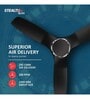 Havells Stealth Air The most silent BLDC fan with Premium Look and Finish, 1200mm BLDC motor and Remote Controlled Ceiling Fan Metallic Black