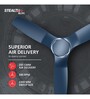 Havells Stealth Air The most silent BLDC fan with Premium Look and Finish, 1200mm BLDC motor and Remote Controlled Ceiling Fan Indigo Blue