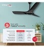 Havells Stealth Air The most silent BLDC fan with Premium Look and Finish, 1200mm BLDC motor and Remote Controlled Ceiling Fan Metallic Black