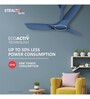 Havells Stealth Air The most silent BLDC fan with Premium Look and Finish, 1200mm BLDC motor and Remote Controlled Ceiling Fan Indigo Blue