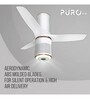 Havells Stealth Puro Air 1250mm Ceiling Fan with Air Purifier & Remote Control Peral White LT Copper