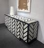 Haven Glory Sideboard in Black and White Finish