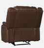 Haven Leatherette 1 Seater Sofa In Dark Brown Colour Haven Leatherette 1 Seater Sofa In Dark Brown Colour