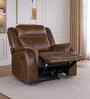 Haven Leatherette 1 Seater Sofa In Dark Brown Colour Haven Leatherette 1 Seater Sofa In Dark Brown Colour